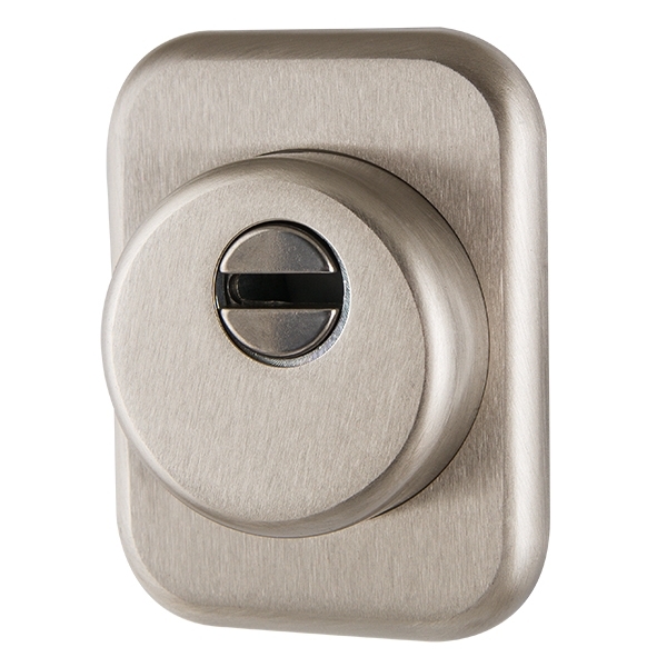 Броненакладка на ЦМ квадрат от вырывания Armadillo 25 мм ET/ATC-Protector 1-25(SQ) SN-3 мат.никель