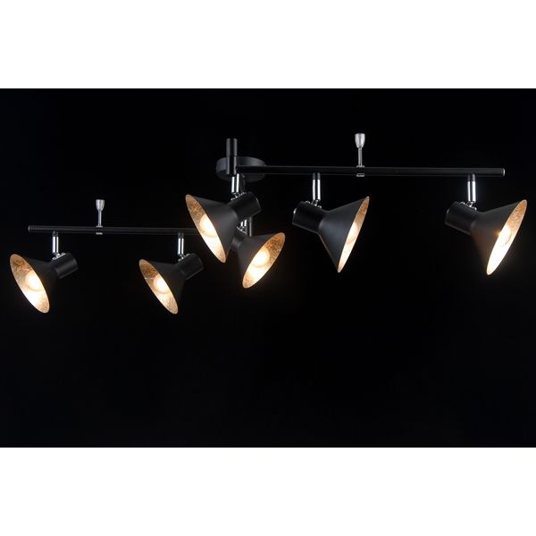 Спот Natali Kovaltseva LOFT LUX 81056-6C MATT BLACK