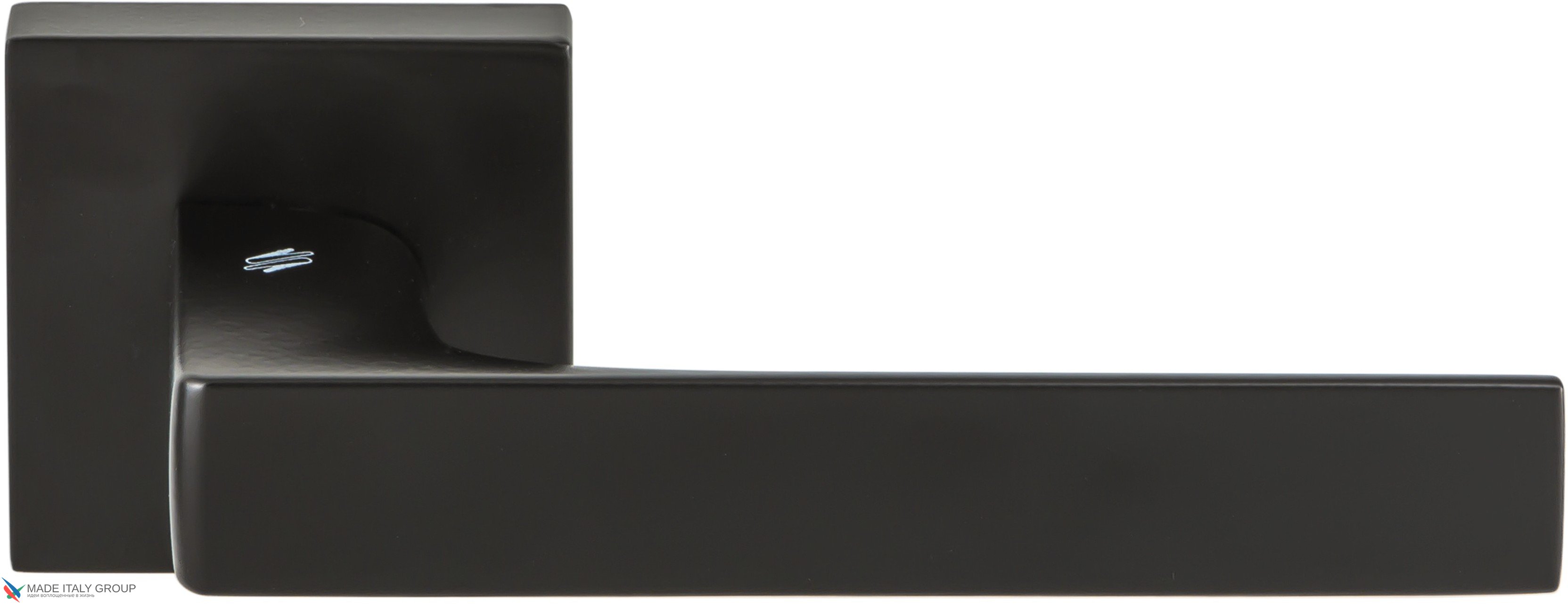 Ручка дверная на квадр. основании Colombo Robocinque S ID71RSB-NM черный