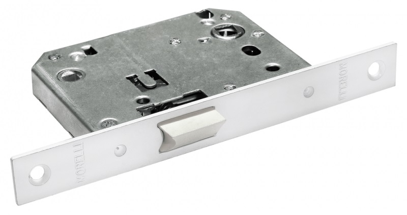 Замок дверной межкомнатный сантехнический Morelli 2070P W белый