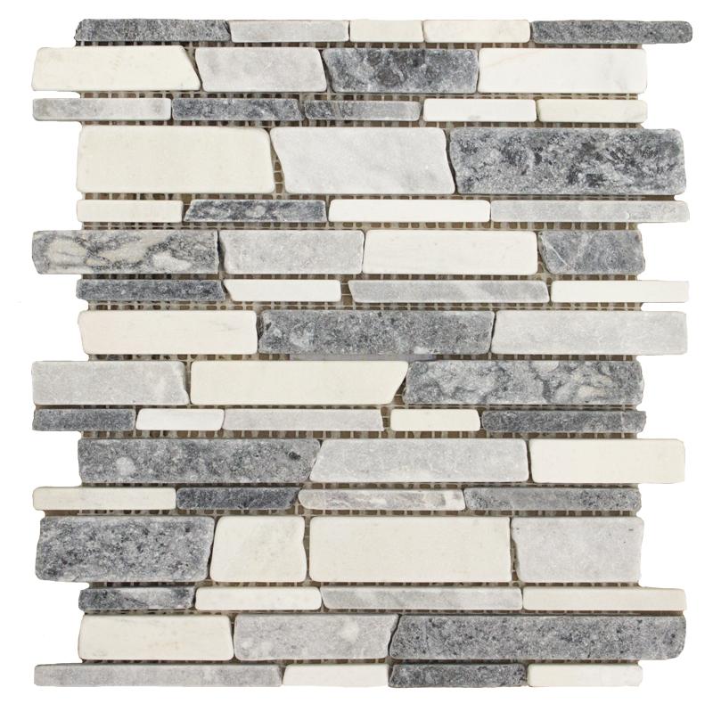 Мозайка из мрамора Stone4Home Broken Mix Cloud 30х27,5
