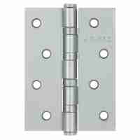 Комплект 2 шт. - Петля универсальная Fuaro 4BB/BL 100x75x2,5 РС (перламутровый хром) БЛИСТЕР