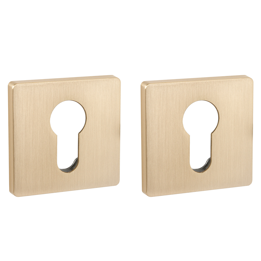 Накладка под цилиндр ET SL SSG-39 сатинированное золото