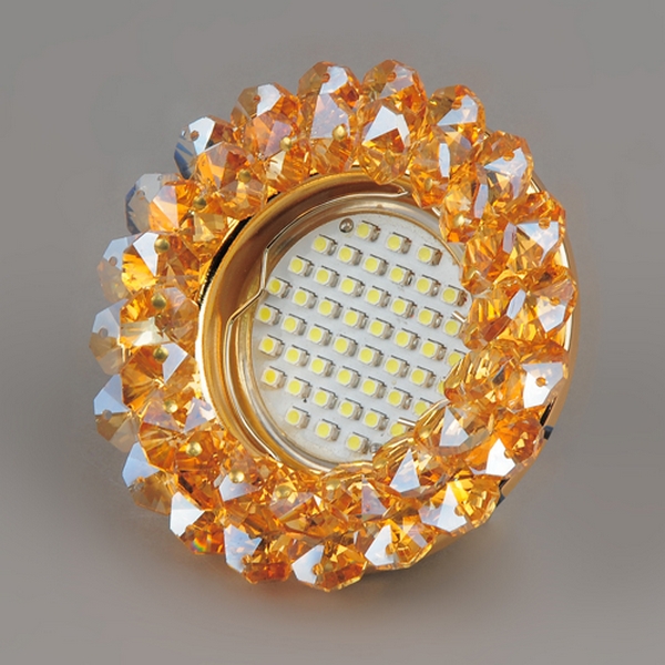 Светильник точечный Elvan 8003 G-Amber (CT712-AM GD