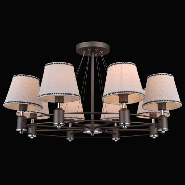 Люстра потолочная Natali Kovaltseva LORD 75095/8C ANTIQUE GRAY