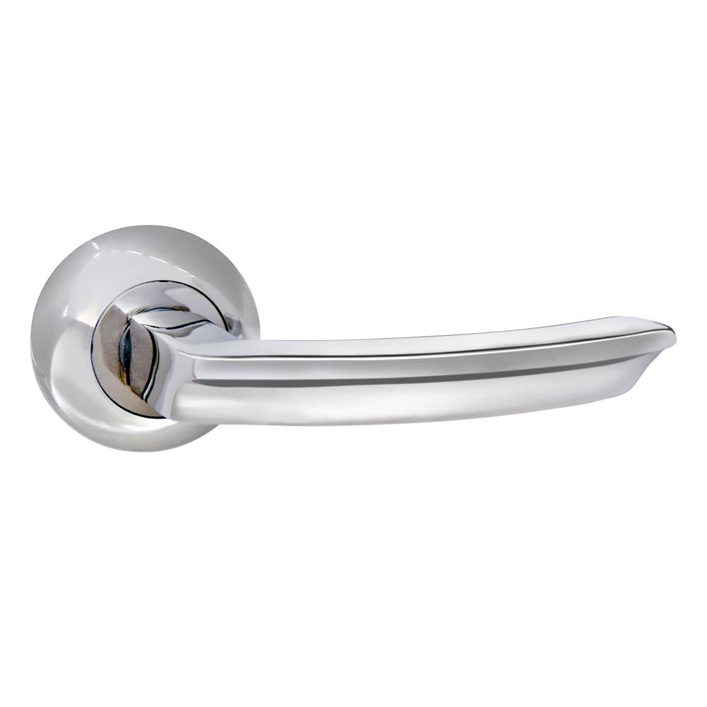 Ручка дверная межкомнатная Ajax SIGMA JR CP-8 хром 140мм