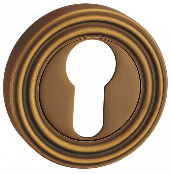 Накладка дверная с круглым основанием под цилиндр Punto ET ML CF-17 кофе