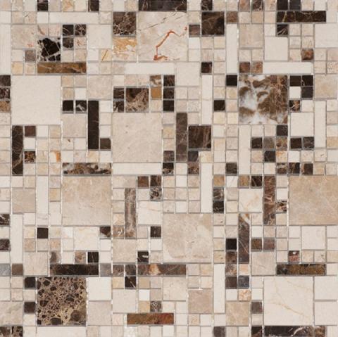 Мозаика Colori Viva Natural Stone CV20139 Mos.Mix.Polished Spainish (Разноформатная) 30,5х30,5