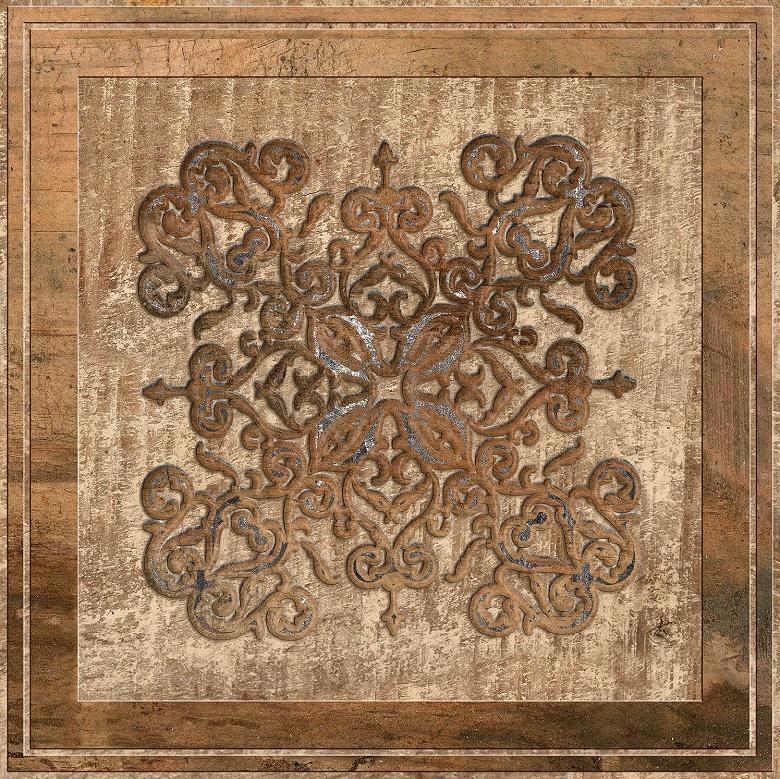 Керамогранит Absolut keramika Newcastle Decor Brown вид 3 из микса декор 45х45