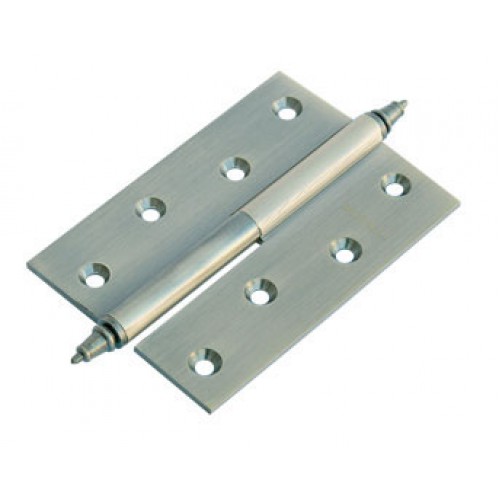 Петля дверная латунная с короной толщ 3 мм. правая Morelli MB 100X70X3 AB R C бронза