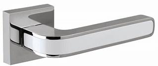 Ручка дверная межкомнатная Fuaro Neo DM CP/WH-19 хром/белый