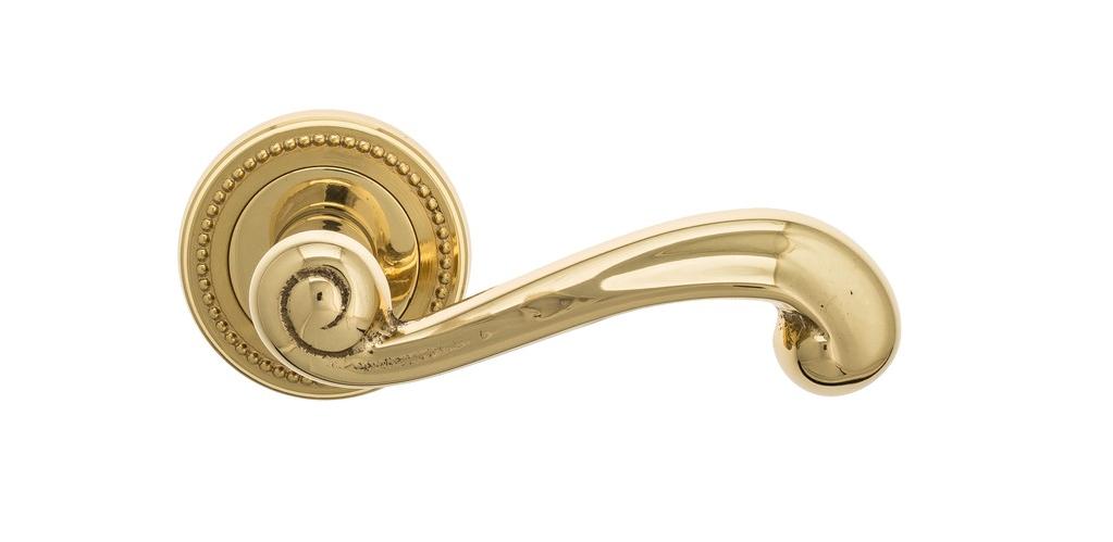 Ручка дверная межкомнатная Venezia Carnevale D3 полированная латунь
