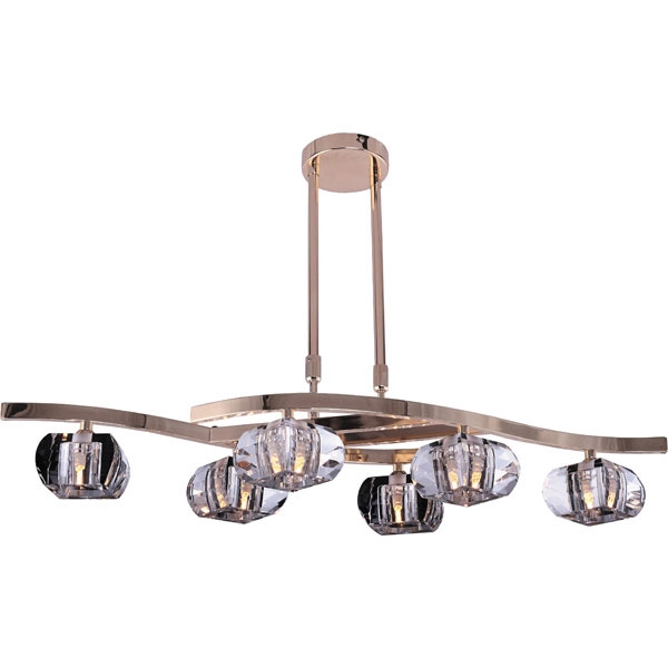 Люстра потолочная N-Light 3028-6P gold