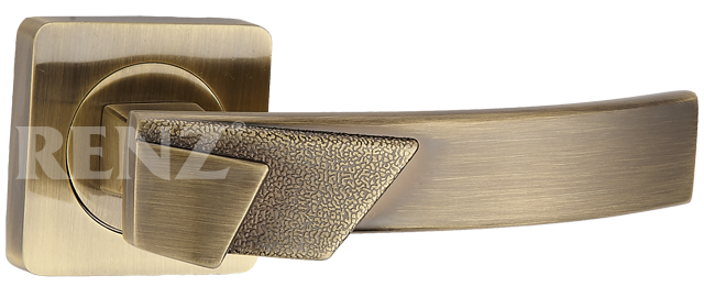 Ручки дверные RENZ INDH 71-02 AB Лари бронза античная