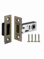 Защелка дверная межкомнатная Fuaro Magnet M12-50-25 AB бронза магнитная