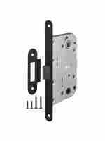 Защелка врезная PLASTLP96WC-50 BL черный