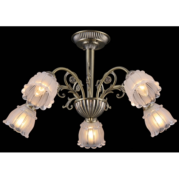 Потолочная люстра Natali Kovaltseva Paradis I PARADIS I 75013-5C ANTIQUE