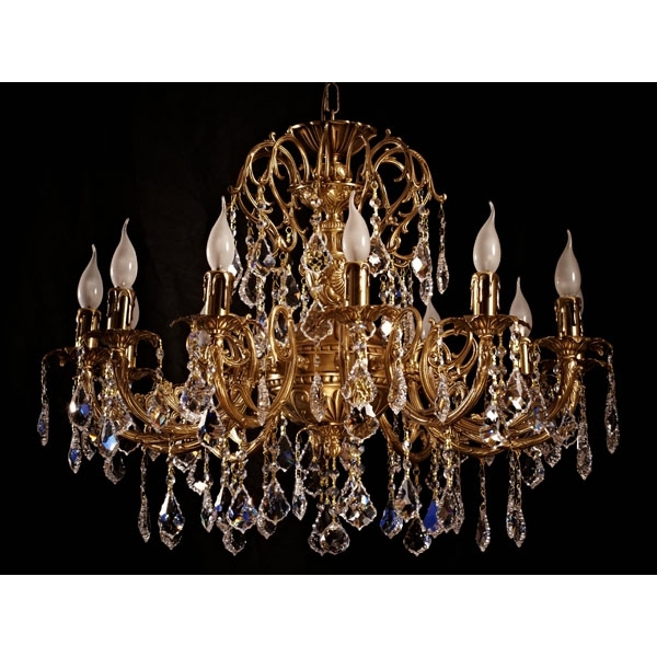 Люстра подвесная Brizzi 8888/12 AB Leaf crystal