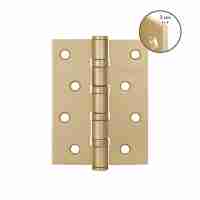 Комплект 8 шт. - Петля Fuaro (Фуаро) универсальная HEAVY IN4400U SSG (сатинированное золото) 100х75х3 мм