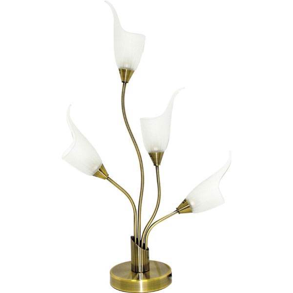 Интерьерная настольная лампа N-Light TX-0143/4 antique brass