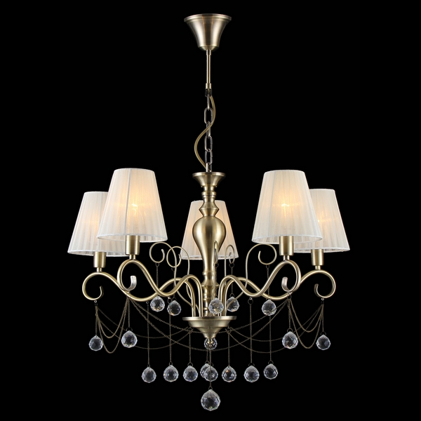Люстра подвесная Natali Kovaltseva MONZA I 70075-5C ANTIQUE
