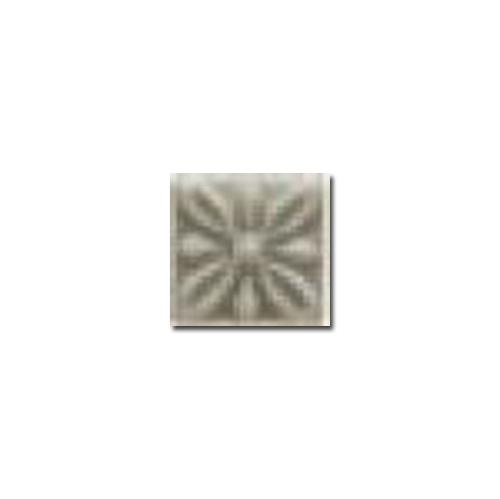Плитка керамическая Adex Studio Taco Relieve Flor Nº 1 Graystone вставка 3х3