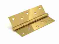 Комплект 2 шт. - Петля дверная стальная универсальная Fuaro 2BB 125x75x2,5 PB (латунь)