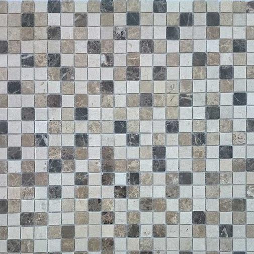 Мозаика Карамелле Pietrine Pietra Mix 1 MAT чип 15x15х4 30,5х30,5