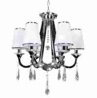 Подвесная люстра Lumina Deco Milesia LDP 8926-6 WT+CHR