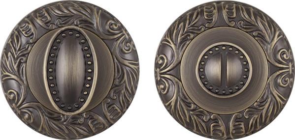 Завертка дверная сантехническая Fuaro BK6 SM MAB-6 темная бронза