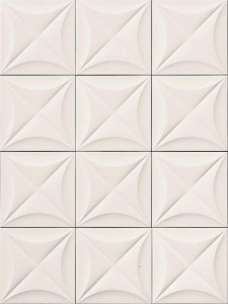 Плитка керамическая Marca Corona 4D Flower White настенная 20х20