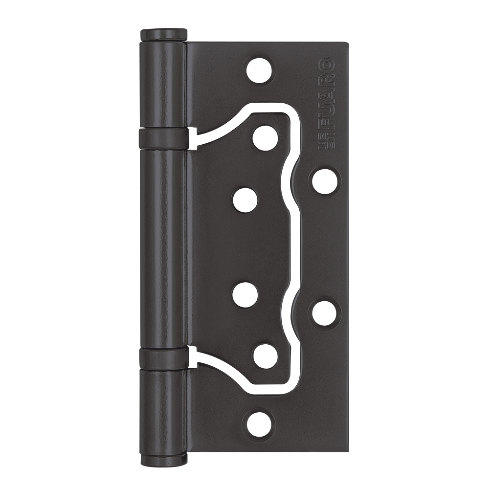 Петля универсальная без врезки Fuaro 500-2BB/BL 100x2,5 GR (графит) БЛИСТЕР