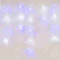 Светодиодная гирлянда Uniel занавес 220V белый ULD-E5505-196/DTK WHITE-BLUE IP20 STARS-1 UL-00001410