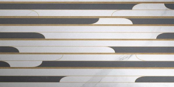 Керамогранит Serenissima Cir Wall01 Art Deco Rett 60х120