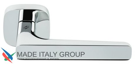 Дверная ручка на квадратном основании COLOMBO Spider MR11RSB-CR полированный хром