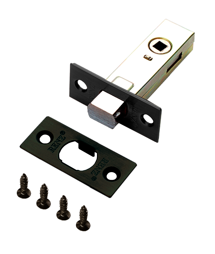 Защелка межкомнатная RENZ INL-BK 45 Black черный