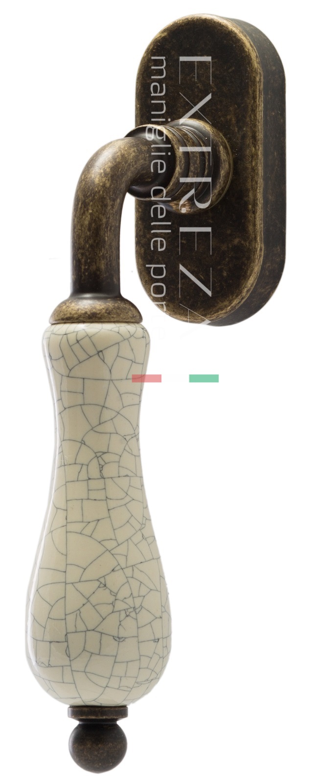 Оконная ручка Extreza DANA CRACKLE (Дана Кракле) 306 HW античная бронза F23