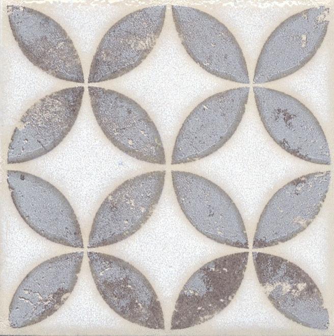 Плитка керамическая Kerama Marazzi Амальфи орнамент коричневый STG\A401\1266 вставка 9,9х9,9