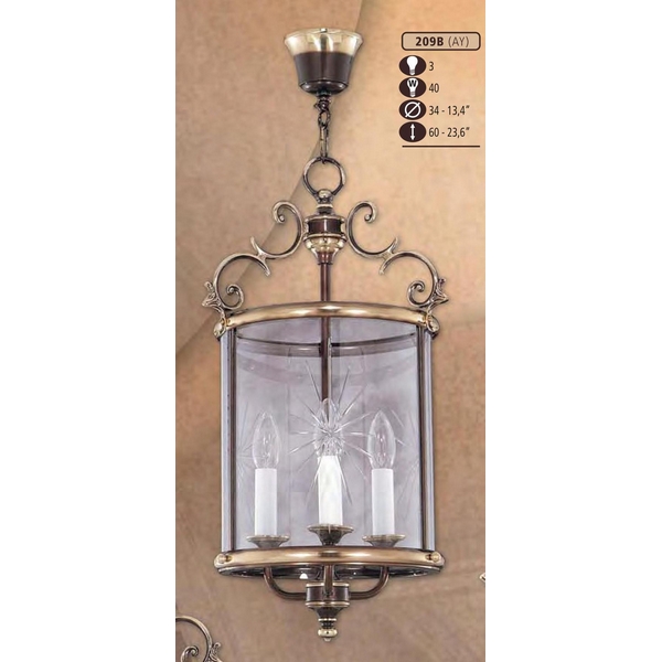 Люстра подвесная Riperlamp 209B/3 AY