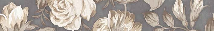 Плитка керамическая Lasselsberger Fiori Grigio 2 1506-0100 бордюр 9х60