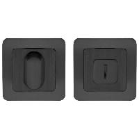 Завертка дверная сантехническая BK6.K.QR52 (BK6 QR) BL-24 черный