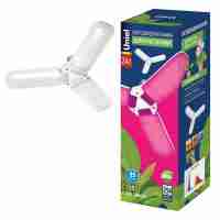 Лампа светодиодная для растений Uniel E27 24W матовая LED-P65-24W/SPSB/E27/FR/P3 PLP32WH UL-00007407