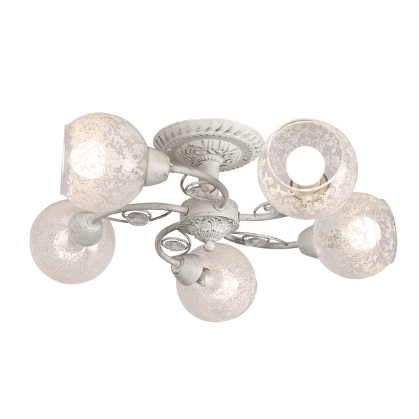 Люстра потолочная Artelamp Cristy A5028PL-5WH