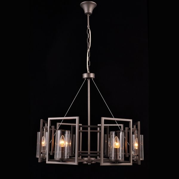 Люстра подвесная Natali Kovaltseva MUNICH 75122-6C GRAY