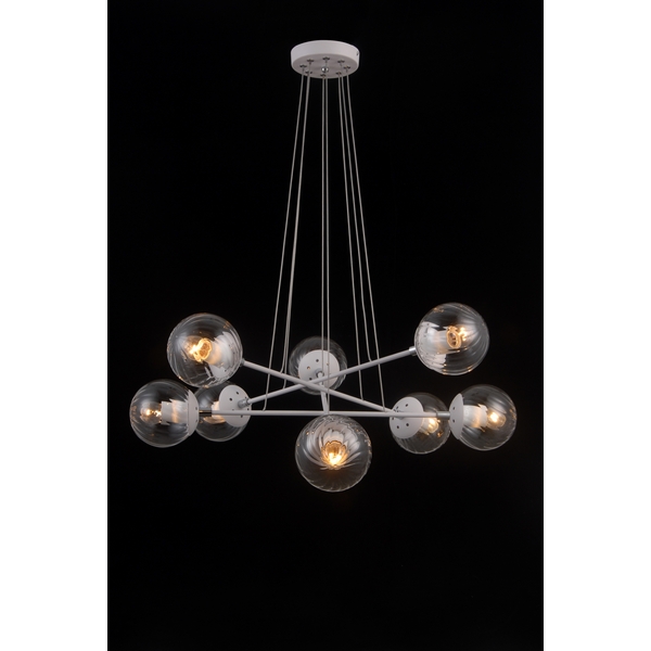 Подвесной светильник Natali Kovaltseva Molecule MOLECULE 81048-8C SATIN WHITE