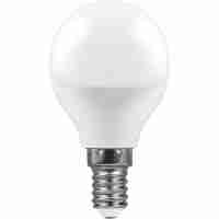 Лампа светодиодная Feron E14 11W 2700K Шар Матовая LB-750 25946