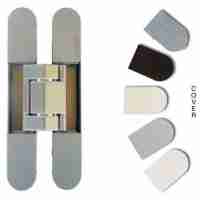 Петля дверная скрытой установки Krona Koblenz Kubica 7120 DXSX 120кг. стальной эффект