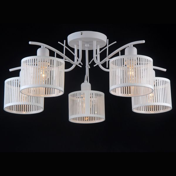 Люстра потолочная Natali Kovaltseva AMSTERDAM 81053-5C SATIN WHITE