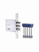 Замок Punto (Пунто) врезной сувальдный MDV30S-817 CP (V30/S) CP хром длиный ключ