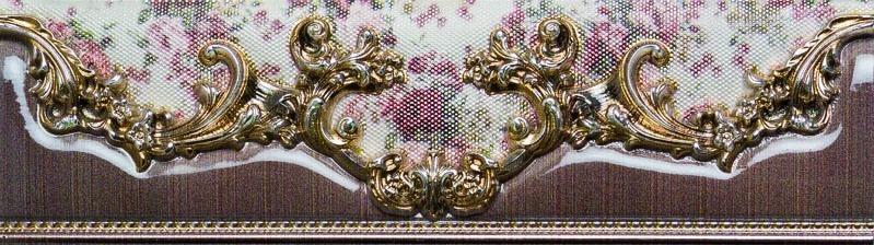 Плитка керамическая Sanchis Look Listelo Natasha Metallic Crema бордюр 7х25